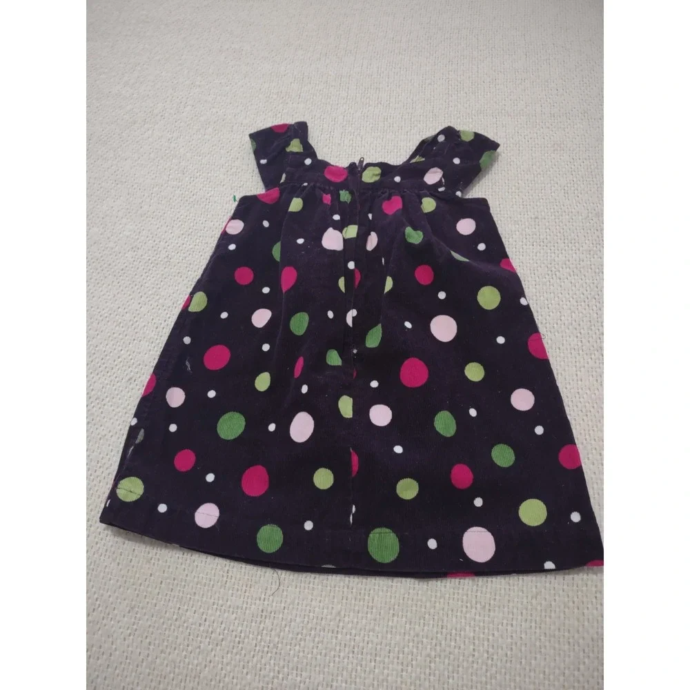 Gymboree Pups & Kisses polka dot Corduroy Dress 3T Casual Spring‎ Summer